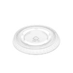 100pc - 2oz Rhinopack Clear Portion Cup Lids/25pks per case
