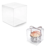 4''Lx4''Wx4''H - Clear PVC Box