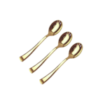 12pc - Gold Plastic Spoons/144pks per case