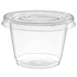 100pc - 4oz Clear Portion Cup Only/25pks per case