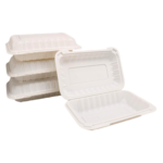 9''x6'' - White Microwave Safe Clamshell Container/150pcs per case