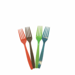 12pc - 5.65g Heavy Duty Coloured Plastic Fork/ 40pks per case
