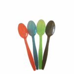 12pc - 5.65g Heavy Duty Coloured Plastic Spoons/ 40pks per case
