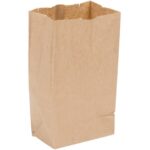 100pcs - 3lb Brown Paper Bags/20pks per case
