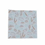 100pcs - 12''x12'' Del-E Bistro Print Greaseproof Paper (500per case)