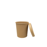 24oz - Kraft Tub With Kraft Lid/500pcs per case