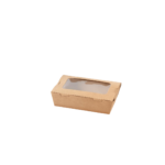 24oz - 6''Lx4.5''Wx2''H Window Kraft Box/600pcs per case
