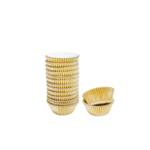 150pc - 7.5cm Foil Gold Cupcake Liners