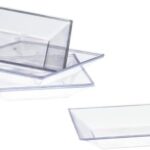 20pc - 3''x3'' Mini Clear Square Dish/ 24pks per case