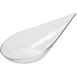 50pc - Mini Clear Leaf Dish/ 24pks per case