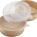 Kraft Bowl & Clear Lid (900ml)/300pcs per case