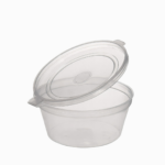 100pc - 5.5oz Portion Cup With Lids Connected/ 10pks per case