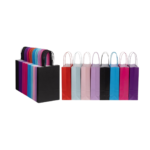 12pcs - 8.5"H x 6"L x 3"W - Plain Coloured Gift Bags