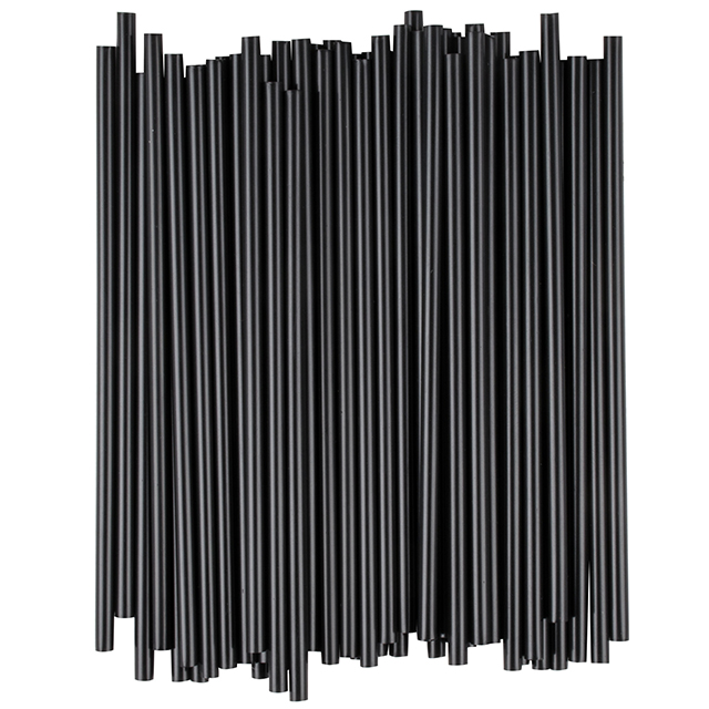 5385 1000ct -Black Sip Stirrers/Straws/10 Boxes Per Case - Image 1