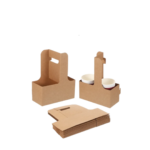 2 Cup Beverage Carrier With Handle - 250pcs per case