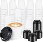 50ct - 4oz White Paper Espresso Cup/ 20pks per case - Image 2