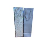 Printed Wine Bag- 4"x4"x15" - Image 2