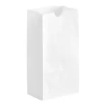 50pcs - 1lb White Paper Bag / 40pks per case