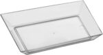 60ct- 3''x2'' Mini Clear Rectangular Dish/ 24pks per case