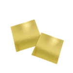12" Gold Scallop Edge Square Cake Board