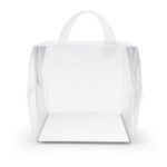 5''(L)x5''(W)x5''(H) - PVC Bento Cake Box With Handle